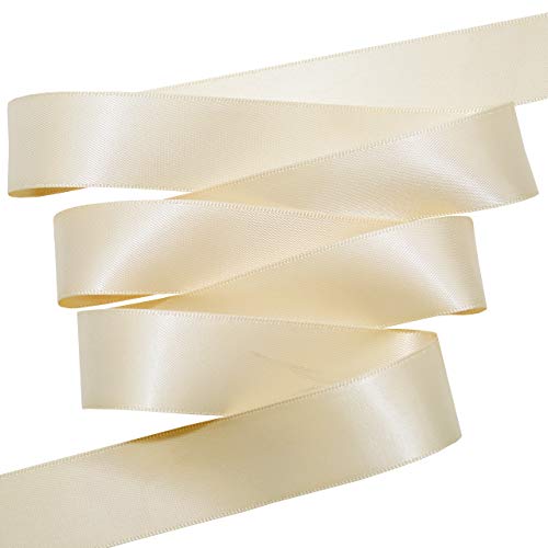 Image of Morex Ribbon 08822 /50-815 Ribbon, 7 /8 inch x 50 Yd, Cream