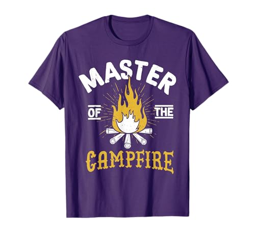 Master Of The Campfire - Camping & Outdoors Gift T-Shirt