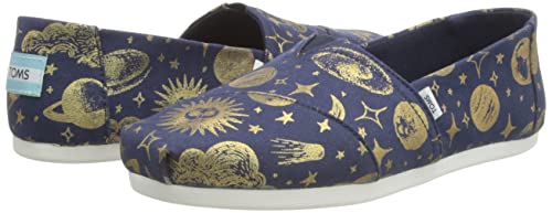 Image of TOMS Alpargata CloudBound Navy /Gold Foil Celestial 6 B (M)
