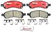 Brembo P10049N Front Disc Brake Pad