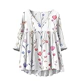 Assortis à la Mode:Le top pour femme d'été ample pour les femmes répondra parfaitement à tous vos styles de mode, vous pouvez montrer une belle apparence en assortissant facilement vos jeans préférés, shorts en denim, leggings, talons hauts, sandales de mode et baskets.