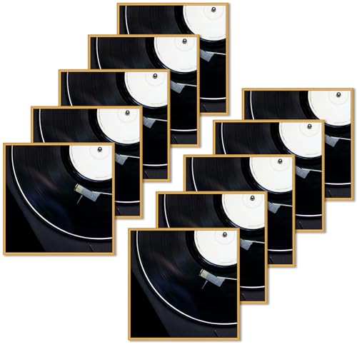 Golden State Art 12.5x12.5 Bronze Aluminum Album Frame 10 Pack