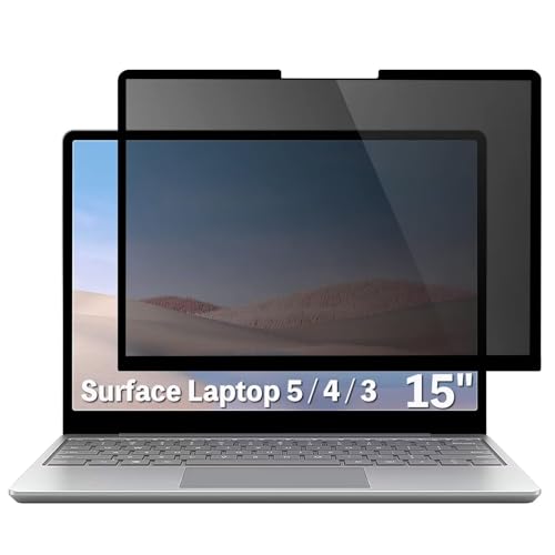 Surface Laptop 5/4/3�i15�C���`�j���� �S�� ���E�� �`�����h�~�t�B���^�[ �v���C�o�V�[�t�B���^�[ �u���[���C�g�J�b�g ���˖h�~ ���ʎg�p�\ �p�\�R�� PC ���j�^�[ �t���ی�t�B���� �ی�V�[�g