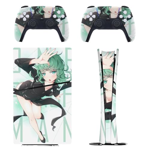 PS5 Slim �p �X�L���V�[�� �����A�j���� �����p���}�� �^�c�}�L �{�̂ƃQ�[���R���g���[���[��p�X�e�b�J�[ �y�����݌v �f�W�^���E�G�f�B�V������p�z ���^�X�L�� �{�̕ی� �X���� ���B�� �w��/��/����/�ق���h�~ ��G��/�U�M�ǂ� ���� ���E��