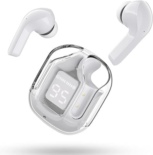 BEATPODS in-Ear Wireless Earbuds, Ultrapods max TWS Bluetooth Earphones with Charging Case and LED Digital Display, Microphone, Works with iPhone Android and Bluetooth Devices (White) (B0DHC9N9NN) Amazon Price History, Amazon Price Tracker
