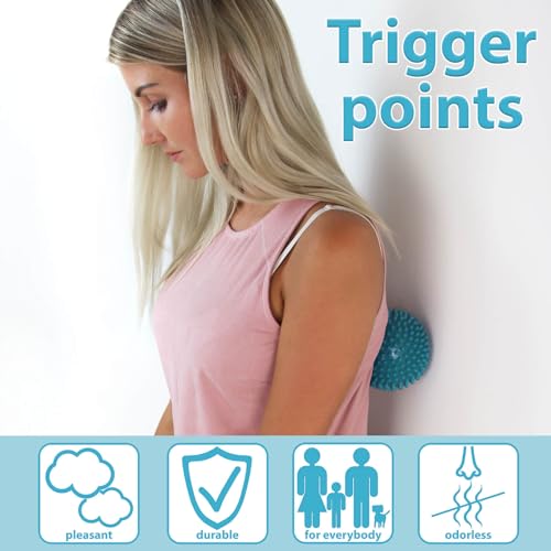 Igelball Alpidex Massagebälle 5er Set für Triggerpunkte und Verspannungen