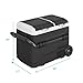 Mjkone 53QT Dual-Zone Car Refrigerator, DC Inverter Compressor Energy Efficient Cooling, Smart Touch LED Display, DC Cigarette Lighter, Ideal For Marine/RV/Camping/Outdoor Use