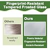 26''x80'' Frosted Glass Interior Door Slab Shaker, Pre-Built Panel for Barn Door, Pocket Doors, French Doors, for Pantry, Bedroom, Closet, Laundry & Bathroom, White Prefinish&Paintable