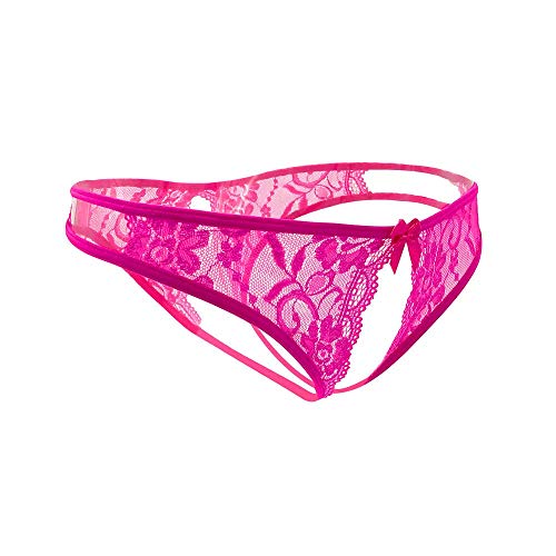 Image of Women Sexy Panties Plus Size Underwear Lace Thongs Low Rise G-String Cheeky Underpants