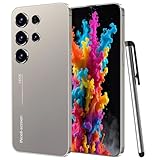 Echoamo C24 Ultra Unlocked Cell Phone, Smartphone Android 14 Snapdragon 8 Gen 2 Octa-Core, 4GB+128GB, 6800mAh Battery, 90Hz FHD+ Screen 72MP Camera, Dual SIM Phone/GPS/Face ID - Gray