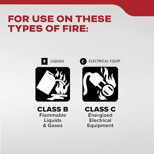 Kidde Fire Extinguisher for Vehicles, Cars, Trucks, Single-Use 5BC