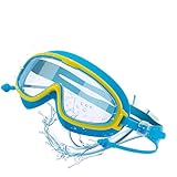 Schwimmende Kinder, Kindergoogles Schwimmen,Keine undichten Anti-Vog Schwimmgläser | UV-Schutz Wasser Sportzubehör mit Ohrstöpsel für Jungen von 3-15 Jahren
