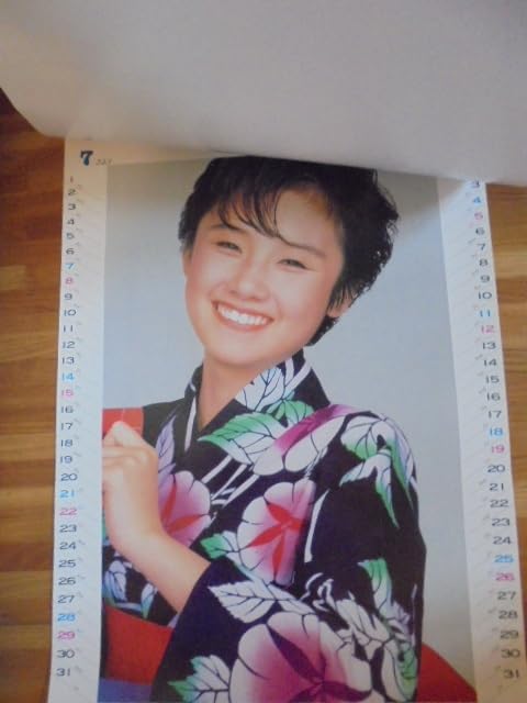 昭和レトロ 原田知世 1984年 カレンダー 約52x74cm 角川