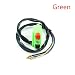 Produktbild Motorrad 7/8 22mm Richtige Motorrad Lenker Schalter Taste Power Horn Scheinwerfer Montage für Honda Yamaha Suzuki BMW Schalter für Motorrad (Farbe : Grün)