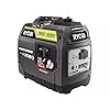 RYOBI 2050 Starting Watt Gray Recoil Start Gasoline Powered Digital Inverter Generator with CO Shutdown