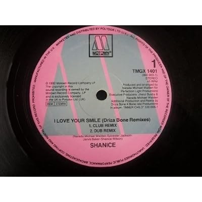 Shanice - I Love Your Smile (Driza Bone Remix) - Motown - TMGX 1401, Motown - 860 003-1