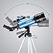 SLM-max Telescopio HD,F40070M Monocular astronómico con trípode Refractor Catalejo Zoom de Alta...