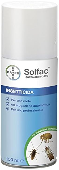 Solfac Automatic Forte 150ml Bombola insetticida a svuotamento totale