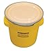 Eagle 20 Gallon Plastic Drum with Lid, Metal Lever-Lock, 20.4