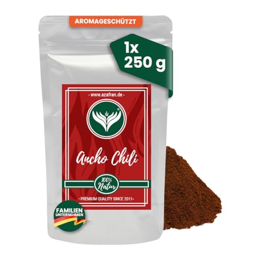 Azafran Ancho Chili Pulver gemahlen | Poblano Chilipulver 250g