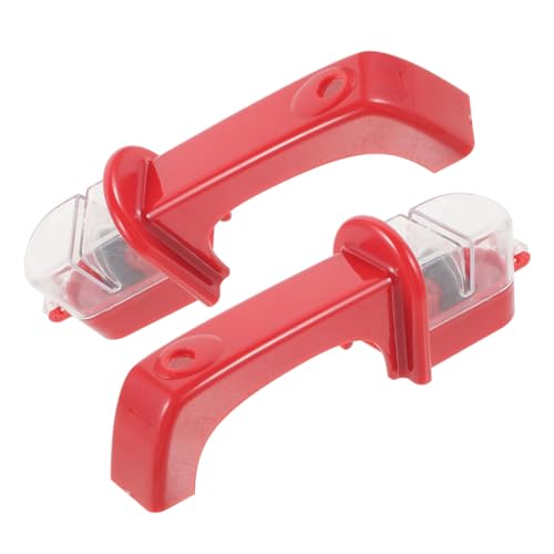 Milisten 2 Piezas Afilador de Ergonomico Herramienta Práctica para Afilar Utensilios de Cocina y Jardín Conveniente