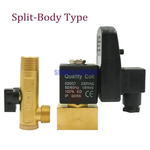 Électrovanne de vidange automatique 1/2 évacuation eau compresseur - 6
