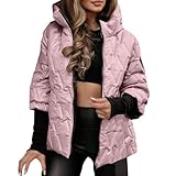 DESIGN ÉLÉGANT: Doudoune matelassée avec capuche intégrée, fermeture à glissière et coupe longue pour un style urbain moderne