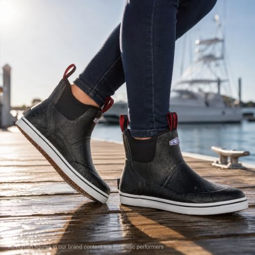 Image of SUREWAY Women's Deck Boots Professional Non-Slip Fishing & Ankle Deck Boot Waterproof Rain Boots