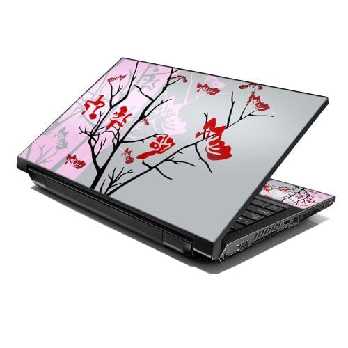 Image of LSS 15 15.6 inch Laptop Notebook Skin Sticker Cover Art Decal Fits 13.3 inch 14 inch 15.6 inch 16 inch HP Dell Lenovo Apple Asus Acer Compaq (Free 2 Wrist Pad Included) Pink Gray