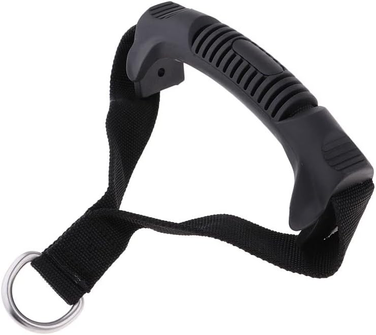 Fitness Pull Rope Clamp PVC Gym Resistor Band Processing Powerful Webbed D-circle