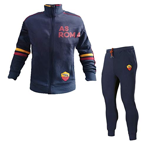 AS Roma Tuta Bambino Felpata Full Zip Art. 13892