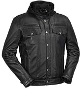 Whet Blu - Castor - Men's Fashion Jacket - Leather - Black - Extra