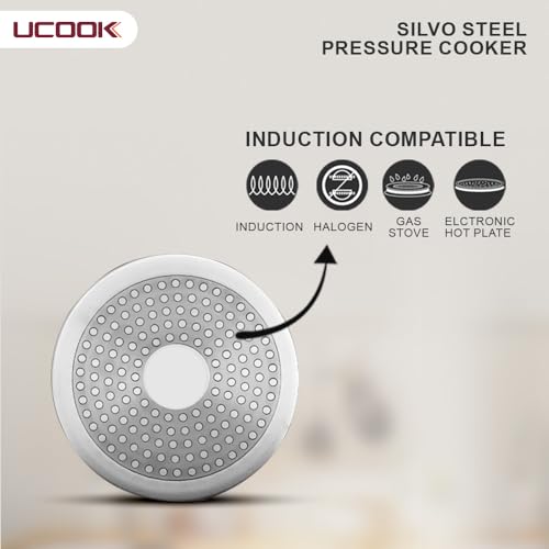 Olla a presión de acero inoxidable 5 L UCOOK miniatura 5