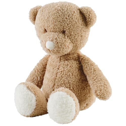 Nattou Kuscheltier Bär, Wegbegleiter ab der Geburt, ca. 30 cm, Polyester, Teddy, Hellbraun
