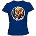 Produktbild Louis de Funès 01 T-Shirt Gendarm von Saint Tropez Fantomas Fanshirt Damenshirt Tee, Farbe:Blau (Royalblue L191);Größe:M
