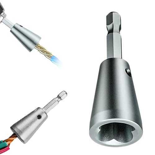 Herramienta de giro de alambre para taladro, herramientas de electricista para electricista, nueva herramienta de giro de tuerca de alambre 2025, herramienta de torsión de alambre, pelacables de