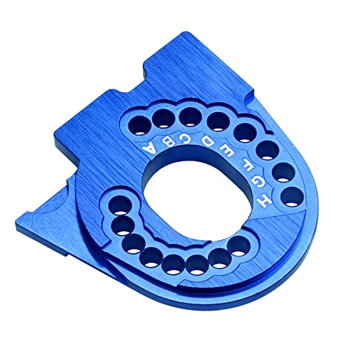 Image of Hobbypark Aluminum Motor Plate for Traxxas TRX4 TRX6 Motor Mounts (Blue)