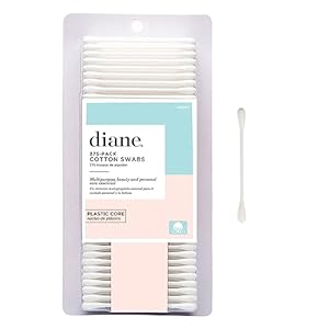 Diane Cotton Swabs, 375 ct. 1-Pack – Super Soft for Sensitive Skin, Gentle on Face, Makeup and Beauty Applicator, Nail Polish Removal, 3 inches long for Beauty, Personal Care, Crafts