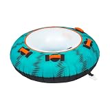 Mesle Funtube Ringo 54', 1-2 Personen Donut Wasserreifen aufblasbar, Towable Tube für Kinder & Erwachsene, Wasser Schleppring für Boot & Jetski, Wasserreifen zum Ziehen