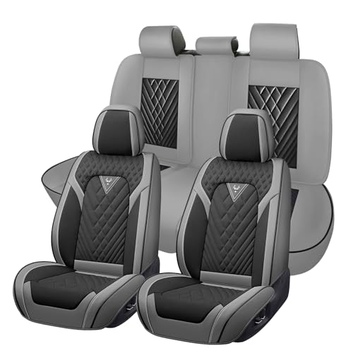 Image of Car Seat Covers for Chevy Impala 2000-2020 Leather Full Set