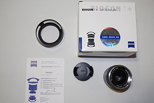 Carl Zeiss 1365-659 - Objetivo telemétrico para Montura Leica M - Biogon T 2/35 ZM, Color Negro