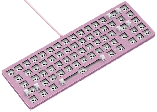Clavier de jeu mécanique personnalisable Glorious GMMK 2 65% rose avec rétroéclairage RGB