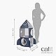 Catit 42001 Vesper Turm, in Raketenform, mit Schlafkissen, für Katzen, blau