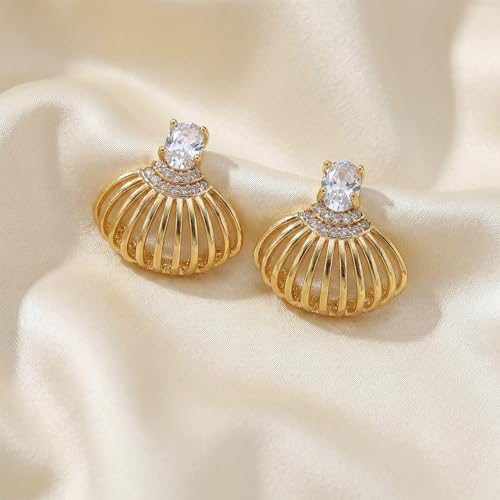 Image of Modern Dangle Earrings for Women | Chic Statement Earrings for Girls | Stylish Lightweight Fashion Jewelry for Casual, Party & Special Occasions