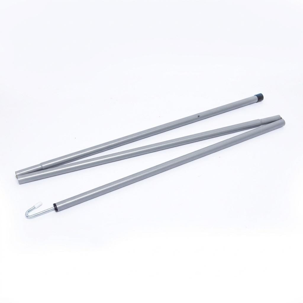 calandis tent poles for tarp, telescopic adjustable camping tent accessories, stainless steel extendable pole for canopy