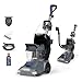 Vax SpinScrub Power Plus Carpet Cleaner Machine, Rug, Upholstery, Car, Stair Upright Shampooer Washer. Handheld Spot Cleaning, SpinScrub and Wash Tool, Solution, 1200W, Grey/Navy Blue, CDCW-SSXA
