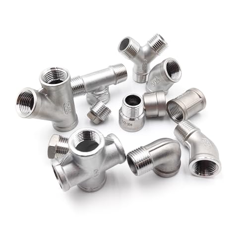 Codo 90 acero inoxidable 1-1/4 BSP para tubería de cocina y baño 4