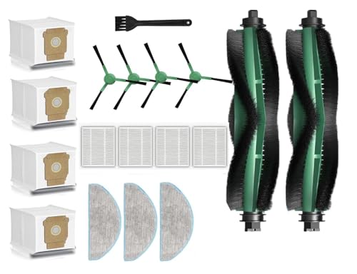 ルンバ（Roomba） 消耗品 18枚入り Plus 105 Combo ロボット掃除機 交換用紙パック*4枚、フィルター*4枚、サイドブラシ 4枚、メインブラシ*2枚、モップパッド*3枚 ルンバ（Roomba） ロボット掃除機 交換部品対応 [並行輸入品]