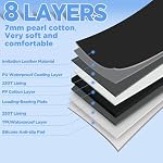 MYJAQI Back Seat Extender for Dogs, Waterproof Dog Car Seat Cover with Hard Bottom, Premium PU Leather, Anti-Scratch, Non-Slip, Easy to Clean, Supports Large Dogs Up to 400 lbs