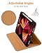 DTTO Case for iPad Pro 11 Inch 4th / 3rd / 2nd / 1st Generation 2022/2021/2020/2018,Premium PU Leather Folio Stand Cover with Hand Strap, Auto Wake/Sleep,Multiple Viewing Angles, Brown